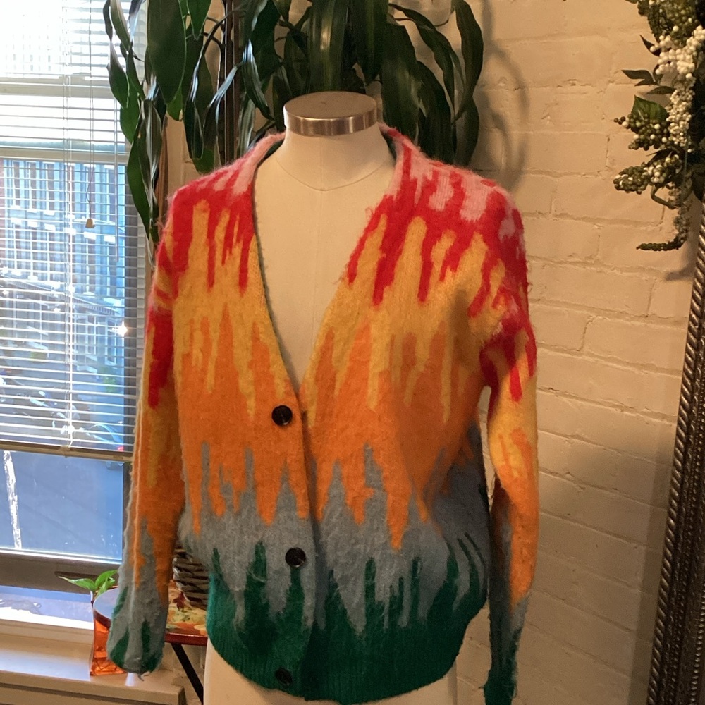 Zara Multicolor Women's Cardigan
